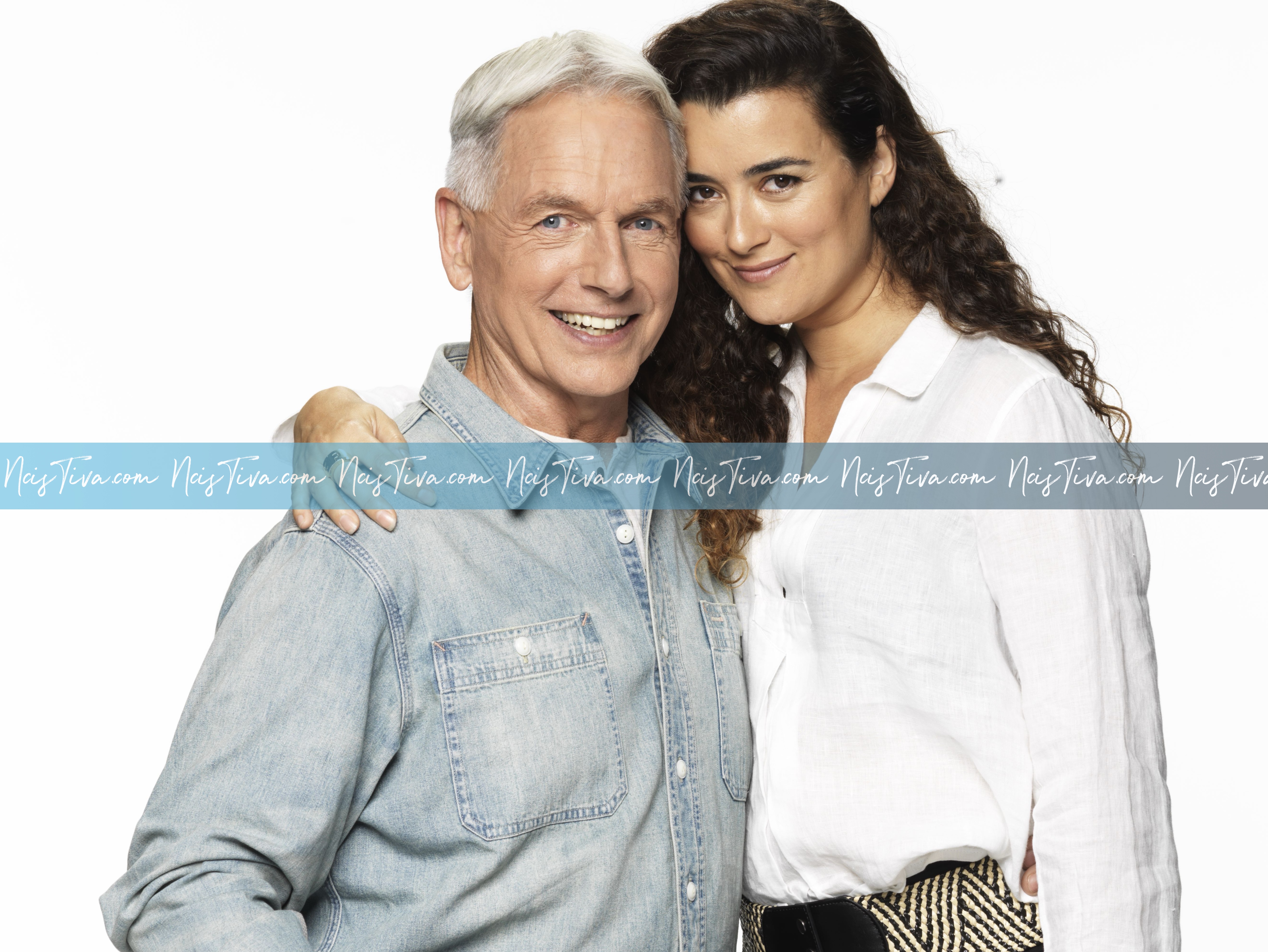 Mark Harmon and Cote de Pablo for TV Guide 2019