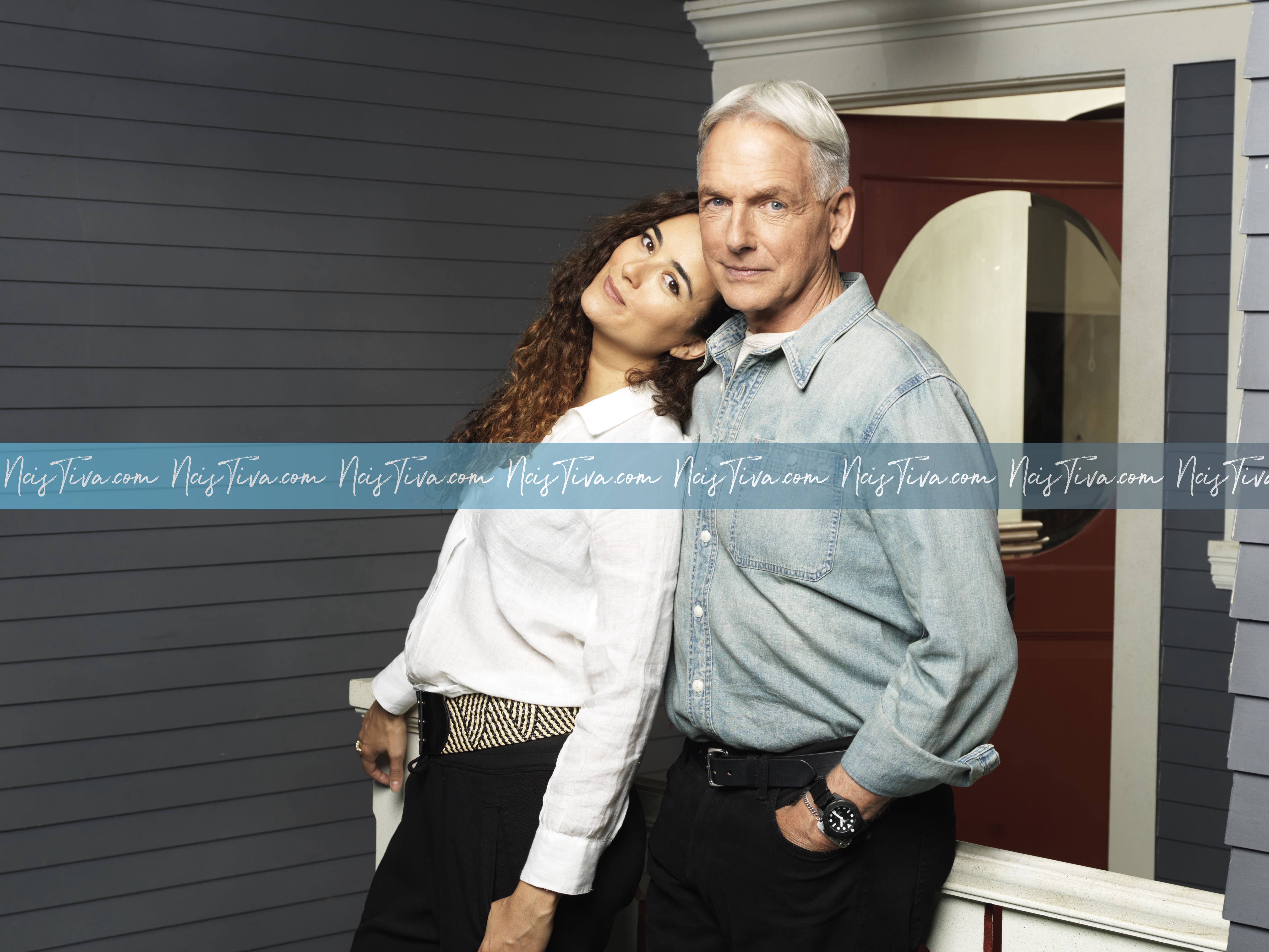 Mark Harmon and Cote de Pablo for TV Guide 2019