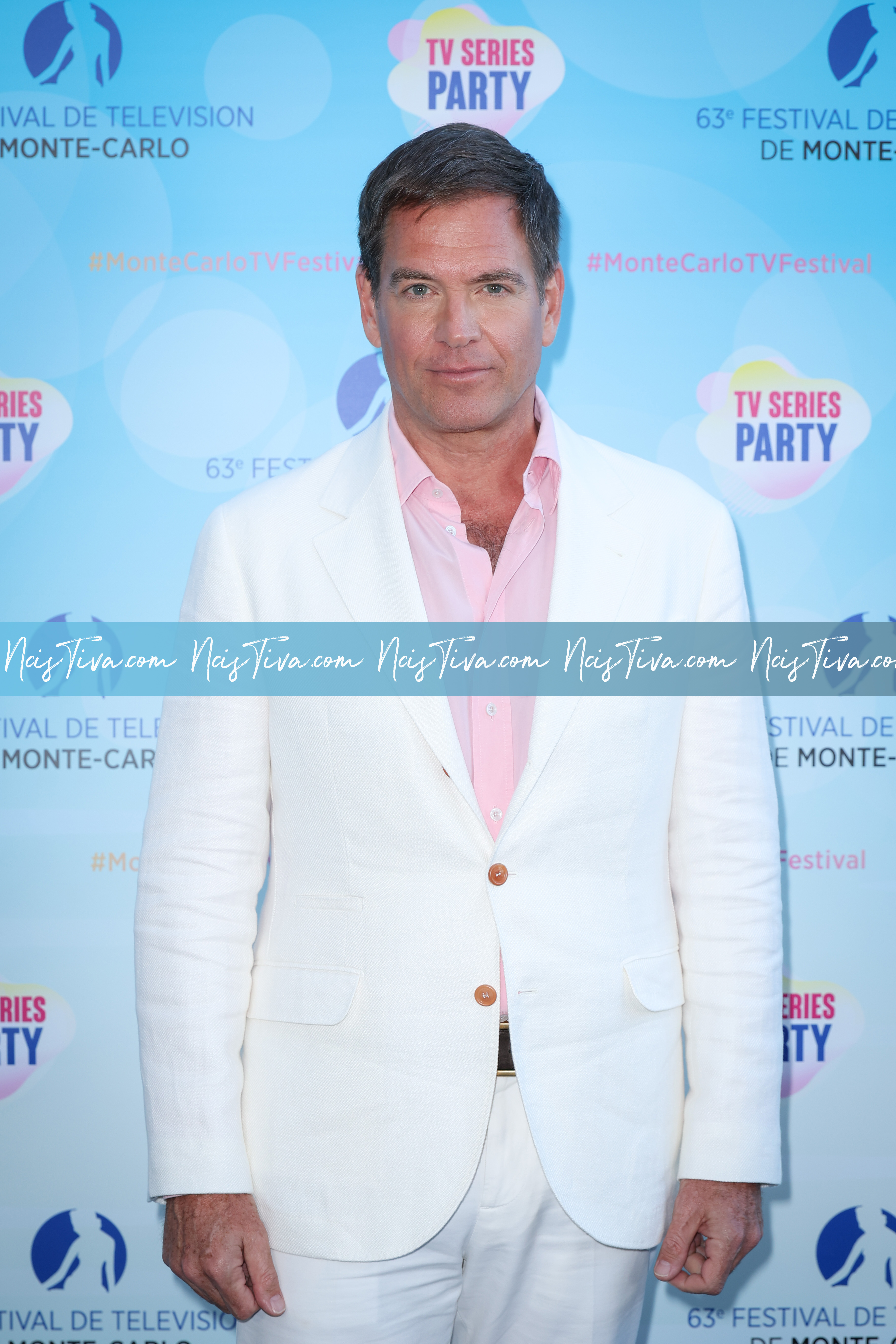 Michael Weatherly attends the Red Carpet during the 63rd Monte-Carlo Television Festival