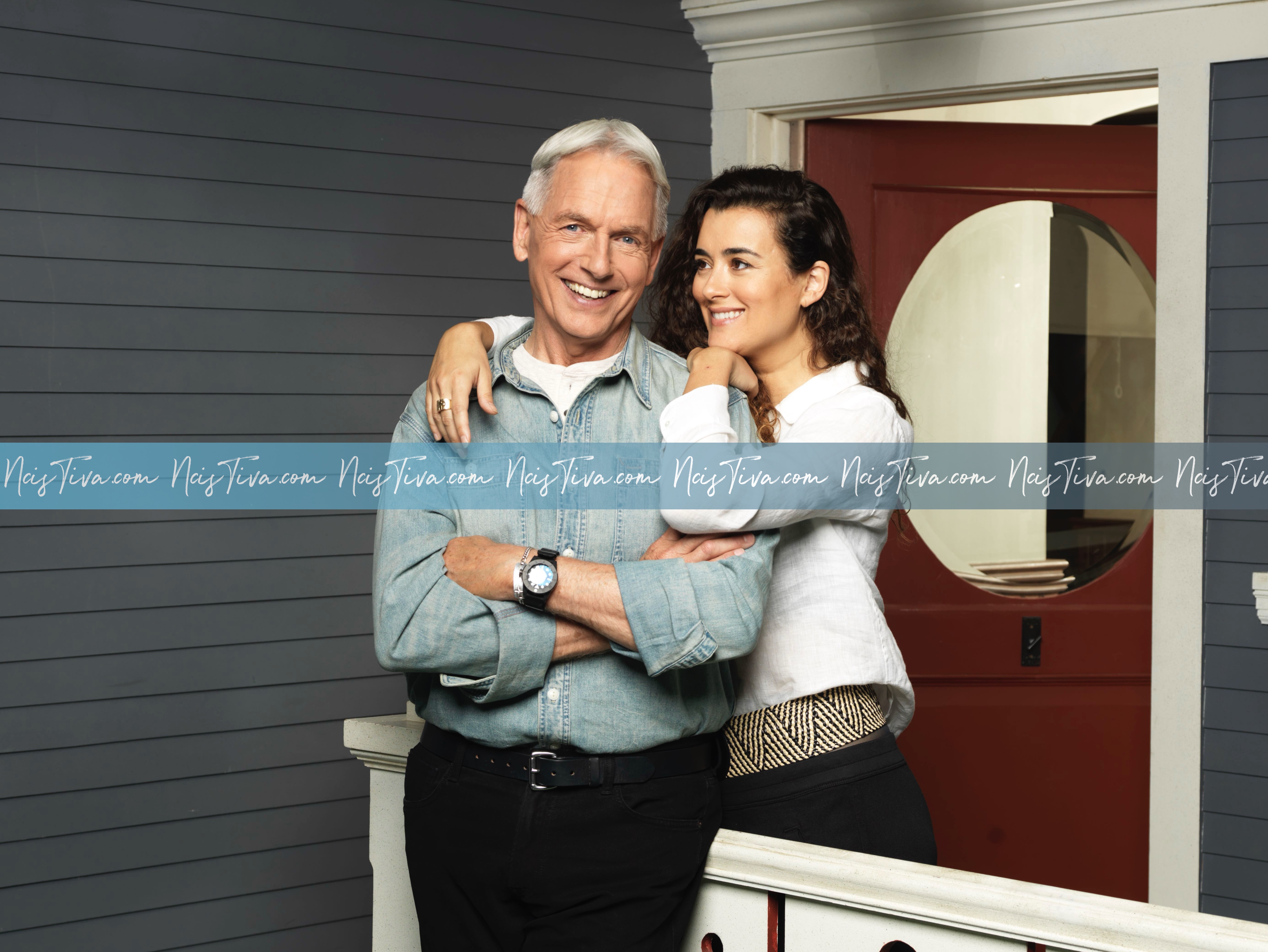 Mark Harmon and Cote de Pablo for TV Guide 2019