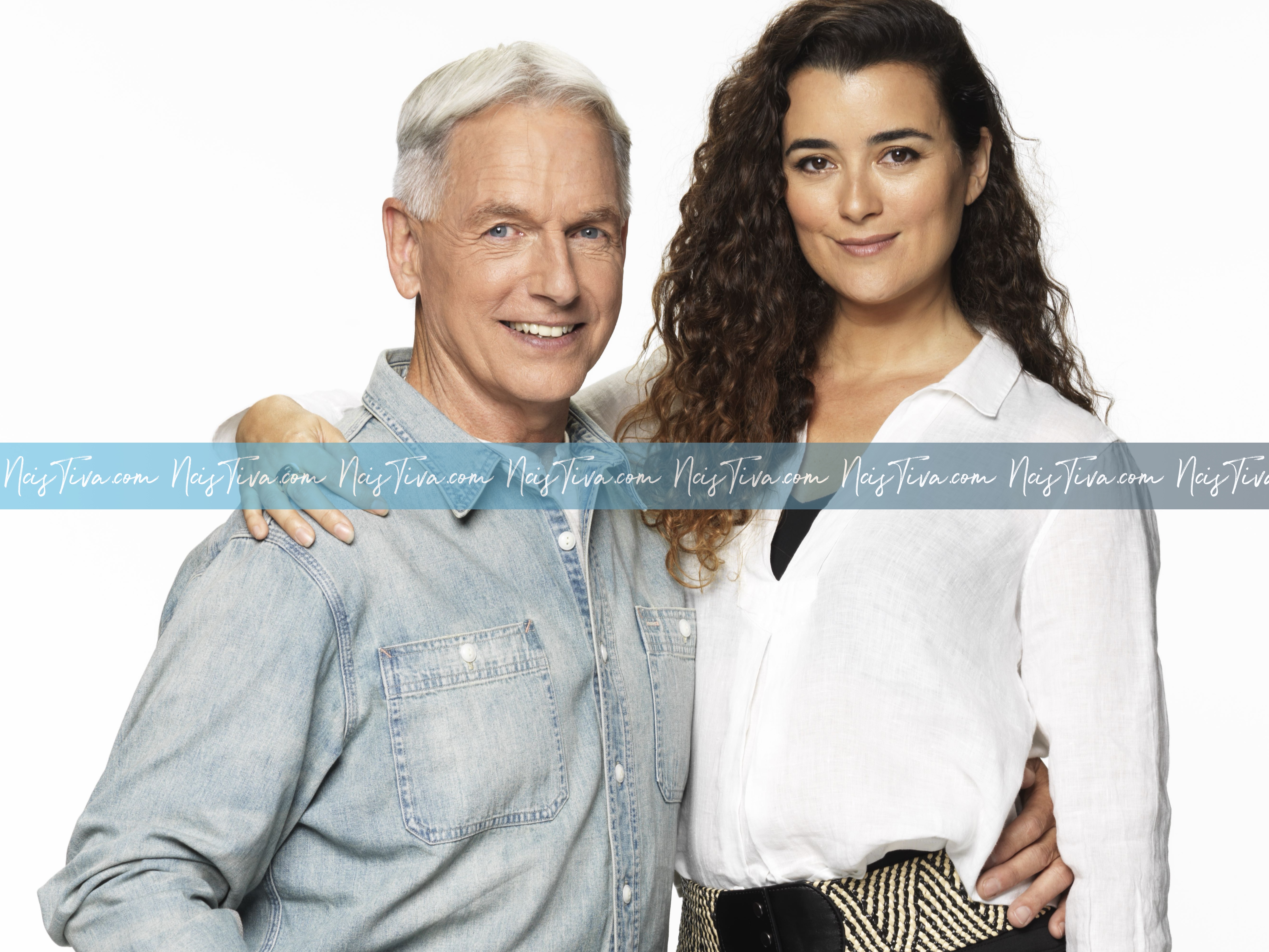 Mark Harmon and Cote de Pablo for TV Guide 2019