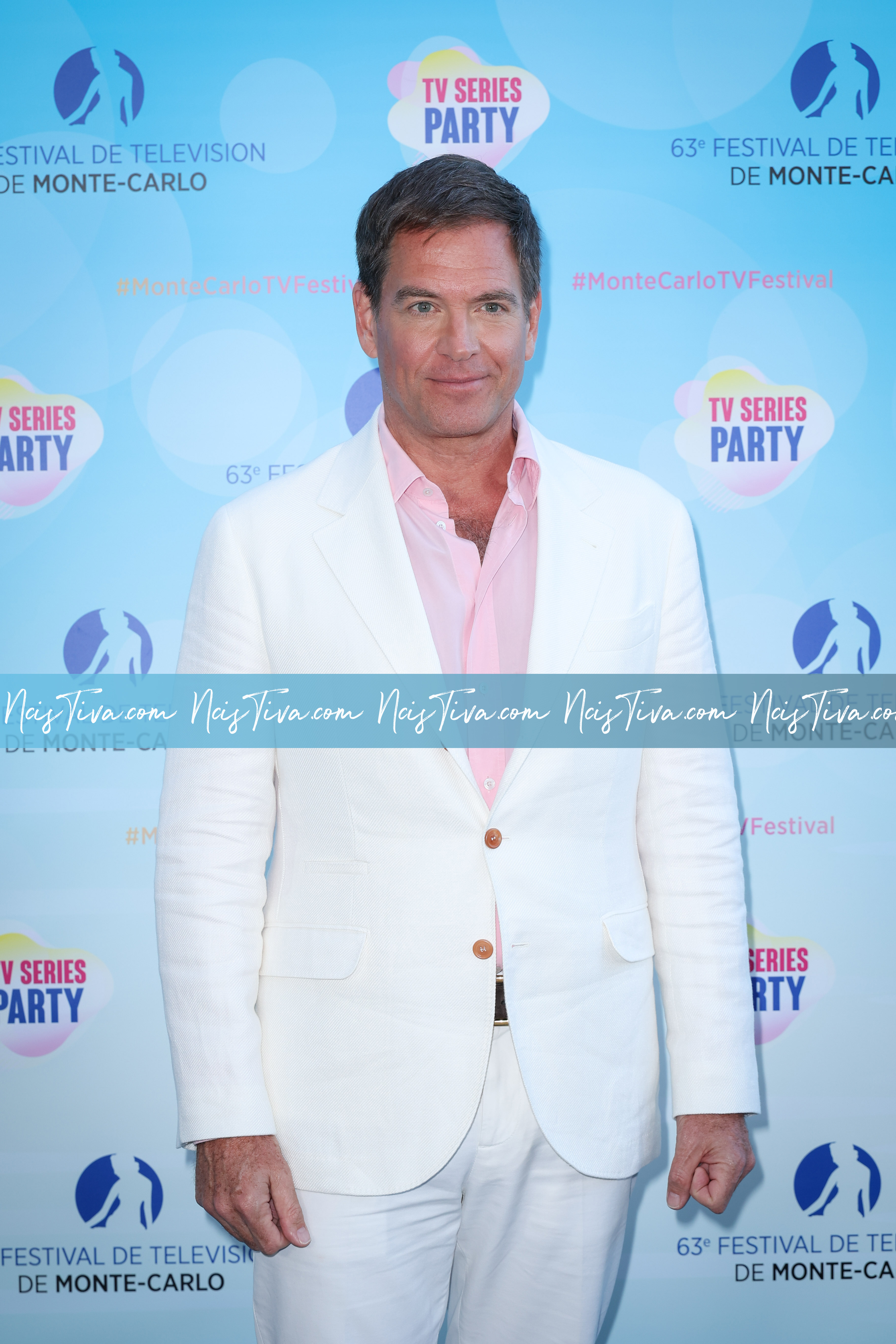 Michael Weatherly attends the Red Carpet during the 63rd Monte-Carlo Television Festival