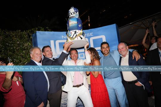 Michael Weatherly, Cote de Pablo, Brian Dietzen and Wilmer Valderrama celebrate a thousand episodes of 'NCIS' during the 63rd Monte-Carlo Television Festival.