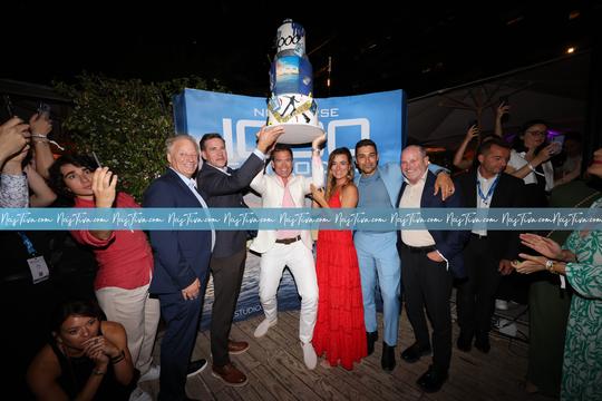 Michael Weatherly, Cote de Pablo, Brian Dietzen and Wilmer Valderrama celebrate a thousand episodes of 'NCIS' during the 63rd Monte-Carlo Television Festival.