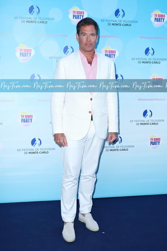 Michael Weatherly attends the Red Carpet during the 63rd Monte-Carlo Television Festival